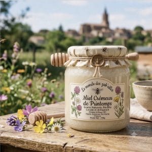 miel de printemps crémeux - Le monde des zab'eilles - Boutique en ligne