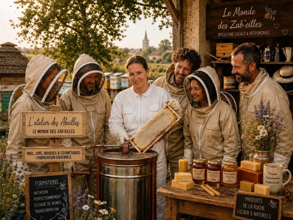 Atelier des abeilles près de Toulouse: Soins & Bienfaits des Produits de la Ruche 1 Atelier des abeilles près de Toulouse à la miellerie - atelier apithérapie toulouse création de soins et cosmétiques naturels