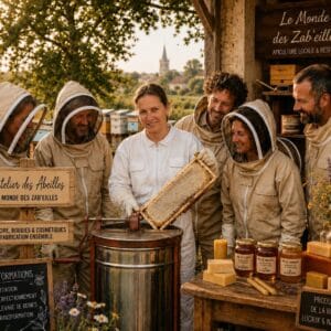 Atelier des abeilles près de Toulouse à la miellerie - atelier apithérapie toulouse création de soins et cosmétiques naturels
